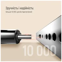 Дата кабель USB-C to USB-C 1.0m (PVC+Aluminum Alloy) (PD Fast Charging 240W) 5А black ColorWay (CW-CBPDCC069-BK) - Изображение 12