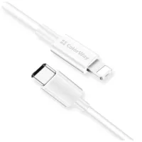 Дата кабель USB-C to Lightning 1.0m 3A white ColorWay (CW-CBPDCL032-WH) - 3