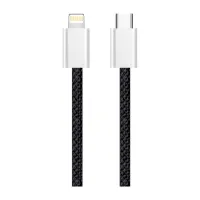 Дата кабель USB-C to Lightning 1.0m 27W black ColorWay (CW-CBPDCL061-BK) - 7