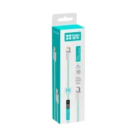 Дата кабель USB-C to Lightning 1.0m 27W green ColorWay (CW-CBPDCL061-G) - 7