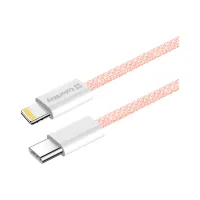 Дата кабель USB-C to Lightning 1.0m 27W pink ColorWay (CW-CBPDCL061-P) - 4