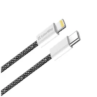 Дата кабель USB-C to Lightning 2.0m 27W PD FC black ColorWay (CW-CBPDCL068-BK) - 3