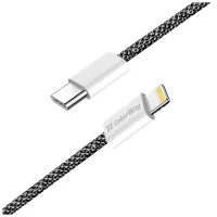 Дата кабель USB-C to Lightning 2.0m 27W PD FC black ColorWay (CW-CBPDCL068-BK) - 4