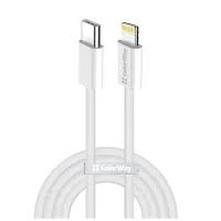 Дата кабель USB-C to Lightning 2.0m PD 27W braided gray ColorWay (CW-CBPDCL068-GR) - Зображення 2