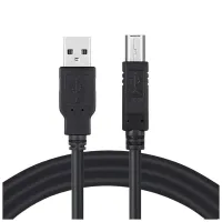 Кабель для принтера USB 2.0 AM/BM 2.0m black ColorWay (CW-CBUB072-BK) - 4