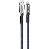 Дата кабель USB 2.0 AM to USB-C 1.0m zinc alloy blue ColorWay (CW-CBUC012-BL) - 2
