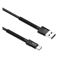 Дата кабель USB 2.0 AM to USB-C 1.0m 2.4А black ColorWay (CW-CBUC063-BK) - 4