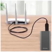 Кабель живлення USB to DC 5.5x2.5mm 12V 1.0m black ColorWay (CW-CBUD067-BK) - Зображення 11