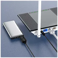 Кабель живлення USB to DC 5.5x2.5mm 12V 1.0m black ColorWay (CW-CBUD067-BK) - Зображення 9