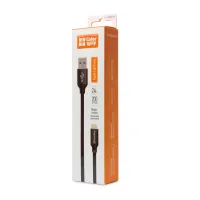 Дата кабель USB 2.0 AM to Lightning 2.0m black ColorWay (CW-CBUL007-BK) - 7
