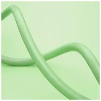 Дата кабель USB 2.0 AM to Lightning 1.0m soft silicone green ColorWay (CW-CBUL042-GR) - 4