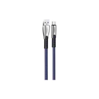 Дата кабель USB 2.0 AM to Micro 5P 1.0m zinc alloy blue ColorWay (CW-CBUM011-BL) - 2
