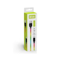 Дата кабель USB 2.0 AM to Micro 5P 1.0m multicolor ColorWay (CW-CBUM017-MC) - 3