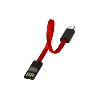 Дата кабель USB 2.0 AM to Micro 5P 0.22m red ColorWay (CW-CBUM022-RD) - 1