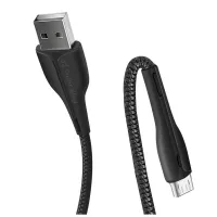 Дата кабель USB 2.0 AM to Micro 5P 1.0m led black ColorWay (CW-CBUM034-BK) - 3
