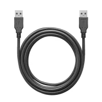 Дата кабель USB 2.0 AM/AM 1.0m black ColorWay (CW-CBUU071-BK) - 2