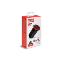 Зарядний пристрій ColorWay 2USB AUTO ID 3.4A (17W) red/black (CW-CHA026-BK) - 4
