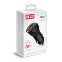 Зарядний пристрій ColorWay PowerDelivery PPS USB (USB-A + USB-C) (60W) Black (CW-CHA046PD-BK) - 8