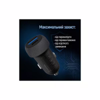 Зарядное устройство ColorWay USB-C PD35W + USB QC3.0 car adapter (CW-CHA064PD-BK) - Image 11