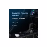 Зарядное устройство ColorWay USB-C PD35W + USB QC3.0 car adapter (CW-CHA064PD-BK) - Image 8