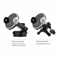 Універсальний автотримач ColorWay AutoSense Car Wireless Charger 15W (Dashboard + Air Vent) (CW-CHAW039Q-BK) - Image 10