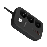 Мережевий фільтр живлення ColorWay CW-CHE34PDB 3 роз/4USB GaN3 Pro (CW-CHE34PDB) - 6