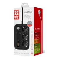 Мережевий фільтр живлення ColorWay CW-CHE34PDB 3 роз/4USB GaN3 Pro (CW-CHE34PDB) - 7