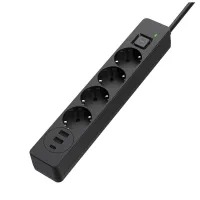 Мережевий фільтр живлення ColorWay CW-CHE432PDB, 4 розетки/3USB 2M (CW-CHE432PDB) - 4