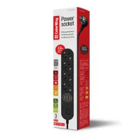 Мережевий фільтр живлення ColorWay CW-CHE44PDB, 4 розетки/4USB 2M (CW-CHE44PDB) - 5