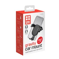 Універсальний автотримач ColorWay Metallic Gravity Holder Black (CW-CHG01-BK) - 6