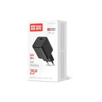 Зарядний пристрій ColorWay GaN Mini 25W PD Port PPS USB-C black (CW-CHS052PD-BK) - 6