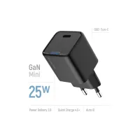 Зарядний пристрій ColorWay GaN Mini 25W PD Port PPS USB-C black (CW-CHS052PD-BK) - 7