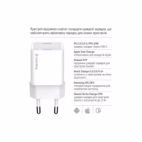 Зарядний пристрій ColorWay GaN Mini 30W PD Port PPS USB-C white (CW-CHS054PD-WT) - Image 9