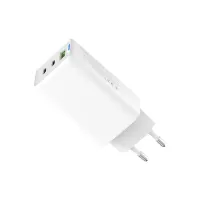 Зарядний пристрій ColorWay GaN Mini 65W PD Port PPS USB (USB-2C1A) white (CW-CHS058PD-WT) - 5
