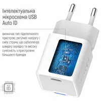 Зарядний пристрій ColorWay C101C GaN Mini 20W PD PPS USB-C white (CW-CHS059PD-WT) - 10