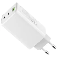 Зарядний пристрій ColorWay C101B GaN Mini 100W PD PPS 2xUSB-C + USB-A white (CW-CHS061PD-WT) - 5