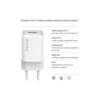 Зарядний пристрій ColorWay USB QC3.0 18W white (CW-CHS063Q-WT) - Зображення 7