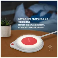 Зарядний пристрій ColorWay Qi Fast Charger (10W)& LED bedside lamp (CW-CHW20Q-WT) - 1