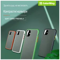 Чохол до мобільного телефона ColorWay Smart Matte Xiaomi Redmi 12 black (CW-CSMXR12-BK) - 11