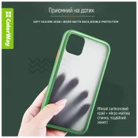 Чохол до мобільного телефона ColorWay Smart Matte Xiaomi Redmi 12 black (CW-CSMXR12-BK) - 2