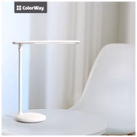 Настольная лампа ColorWay 4W со встроенным аккумулятором 1800 mAh USB in/out 5V*1A, white (CW-DL02B-W) - Image 2