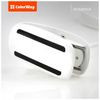 Настільна лампа ColorWay LED Flexible & Clip з вбудованим акумулятором 500mAh (CW-DL04FCB-W) - 3