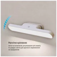 Настільна лампа ColorWay Magnetic Multi-Functional, 3W, з вбудованим акумулятором 1800 mAh (CW-DL11MMB-W) - 11