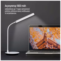 Настольная лампа ColorWay Portable & Flexible 360, 4W, со встроенным аккумулятором 1800 mAh (CW-DL12FB-W) - Image 12