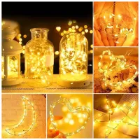 Гірлянда ColorWay Струна LED 100 10 м теплий колір 3 AA Battery (CW-G-100L10NB) - 7