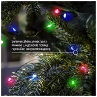 Гирлянда ColorWay Роса LED 100 10 м 8 функций разноцветная USB (CW-G-100L10NUMC) - Image 8