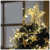 Гірлянда ColorWay Кластер LED 200 6 м 8 функцій Мідна струна Теплий колір 220 V (CW-G-200L6VC) - 6