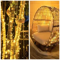 Гірлянда ColorWay Мішура LED 320 10 м 8 функцій теплий колір USB (CW-G-320L10U) - 9