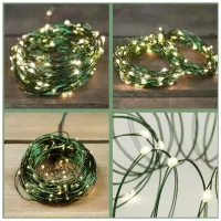 Гірлянда ColorWay Роса LED 50 5 м 8 функцій теплий колір USB (CW-G-50L5NU) - Зображення 6