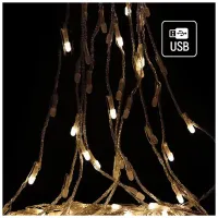 Гірлянда ColorWay Каскад LED 98 7 x 1.5 м 8 функцій (CW-G-98L71CU) - 2